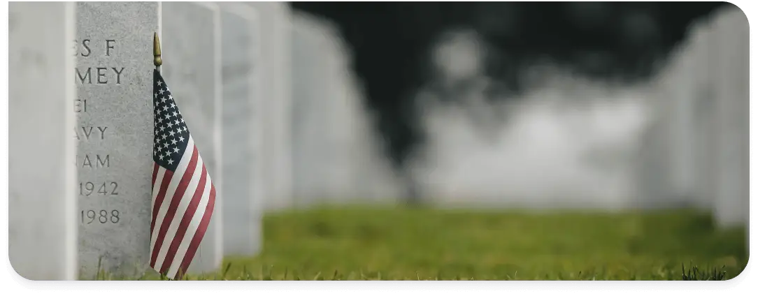 Veteran Burial Flag